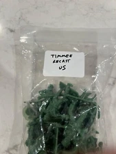 (25) Timmee Recast US Infantry (11) Poses & (25) Total - Green
