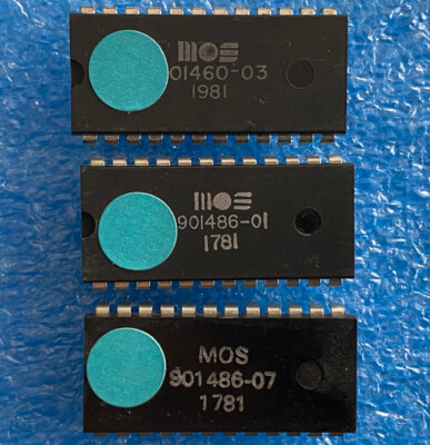 3 CHIP´s für Commodore VIC-20/1541 / Apple III/Oric-1/ Acorn