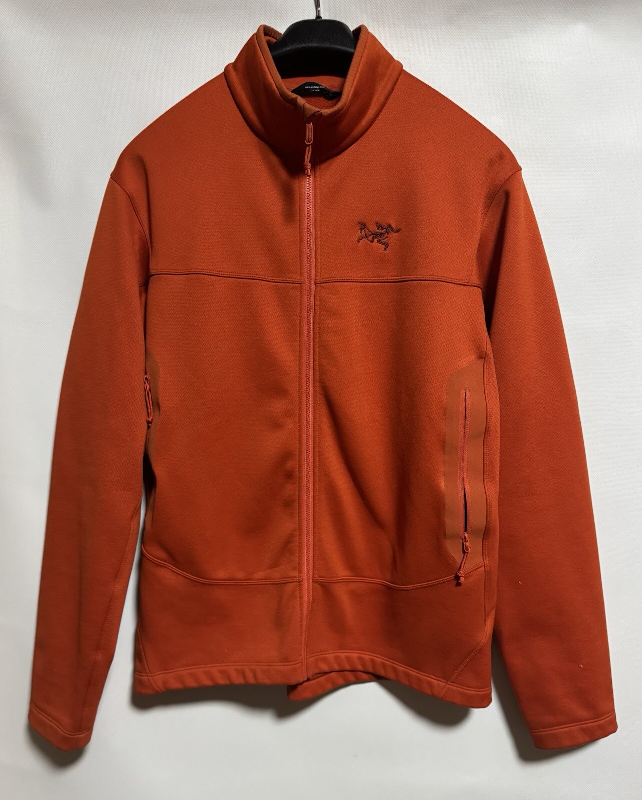 ARC'TERYX Giacca ARCTERYX FIESTA ARENITE pile elasticizzato logo full zip arancione M