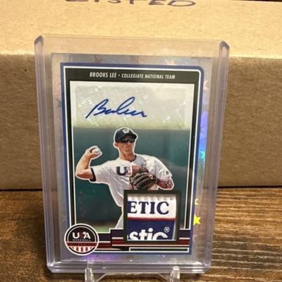Panini 2023 Stars & Stripes Brooks Lee One of One Patch Auto #SM-81 USA Baseball