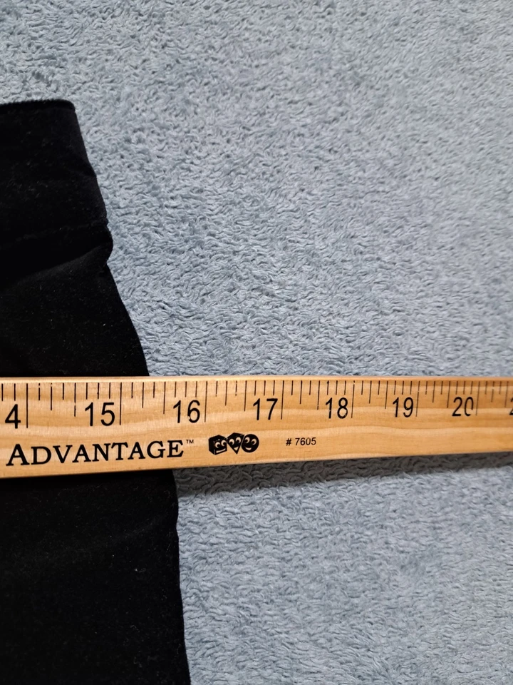 Ruby Rd. Pantalones de pana negros de pierna recta para mujer 4p negros informales calce regular Foto 2 de 4