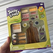 RMS 2 kinds  Teeny Tinies Charcuterie Mini Food Playset Toy Doll house Tiny