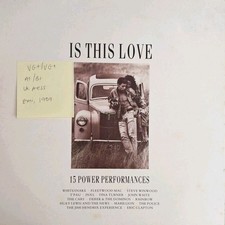 Various Is This Love 15 Power Performances Vinyl Record LP VG+/VG+ EMTV 47 1989