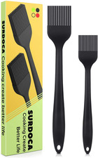Silicone Pastry Basting Brush - 2Pcs 10 8 in Heat Resistant Brush for Baking C