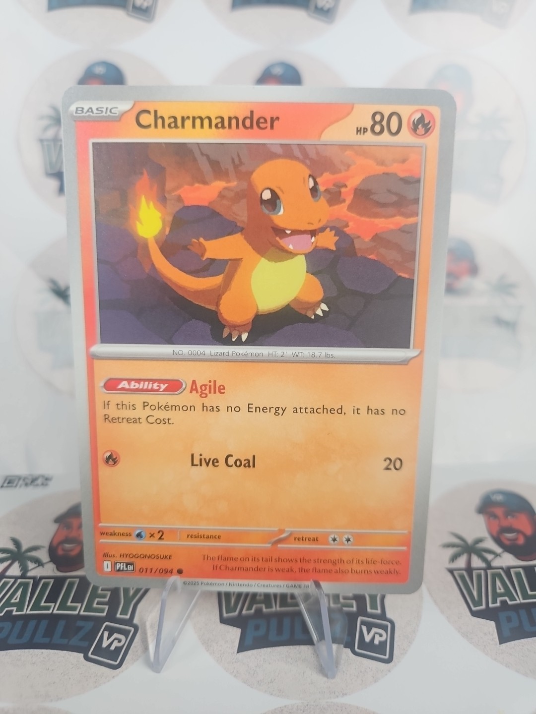 Charmander 011/094 Me02: Phantasmal Flames Near Mint
