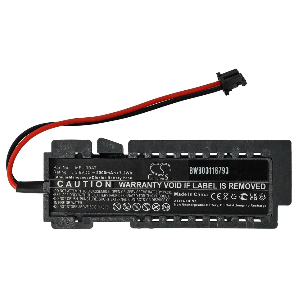 5x Batterie remplace Mitsubishi MR-J3BAT 2000mAh 3,6V Li-MnO2 - Bild 3 von 4