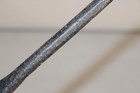 A VERY RARE LATE 17TH C NEW ENGLAND WROUGHT IRON HEARTH PEEL WITH A BALL FINIAL — photo 10