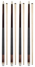 Set of 4 Pool Cues New 58" Billiard House Bar Pool Cue Sticks ZJ-001-C 4pcs 