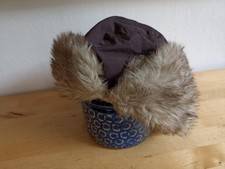 Mütze Russenmütze Uschanka Gr. M - Kunstfell 100% Polyester vegan