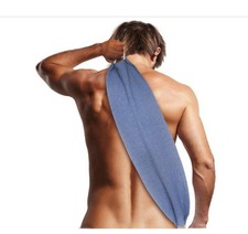 Exfoliating Back Scrubber with Handles Two Sides for Body Shower Deep Cleans