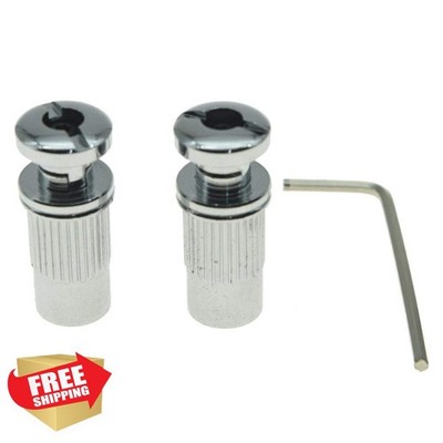 KAISH Guitar Locking Tailpiece Studs, Chrome