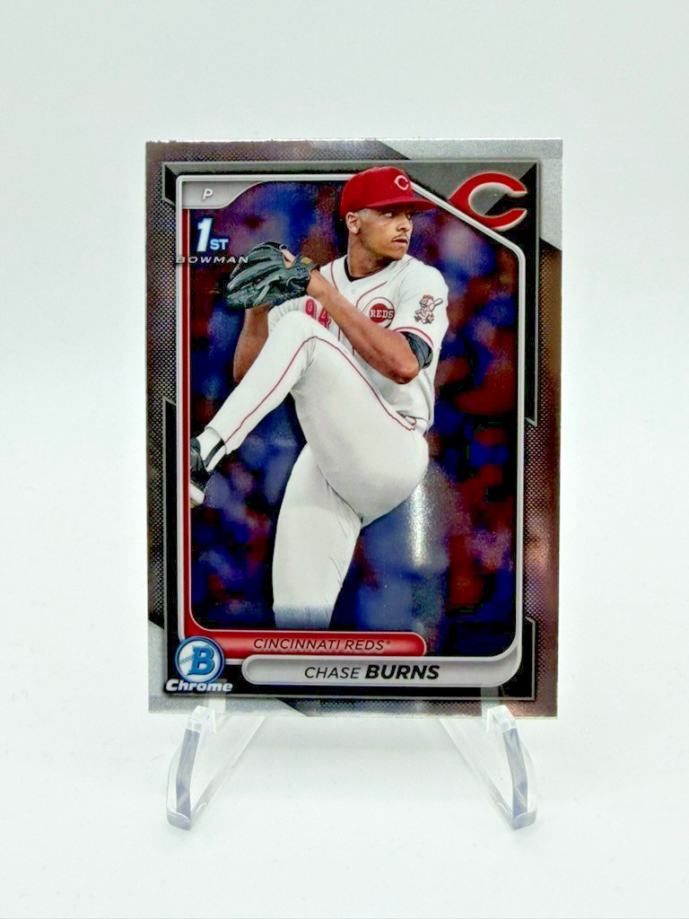 Chase Burns 2024 Bowman Draft Chrome #BDC-55 Reds