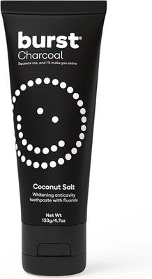 Charcoal Whitening Toothpaste Sensitive Teeth Fluoride 4.7 oz