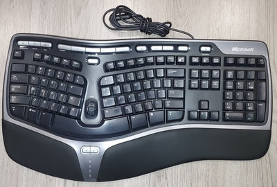 Microsoft Natural Ergonomic Keyboard 4000 v1.0 KU-0462 USB Wired Tested