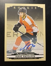 2022-23 Upper Deck Parkhurst Champions Rookies Isaac Ratcliffe Rookie Auto RC