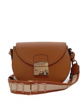 L.CREDI Borsa a spalla Donna Borsa marrone stile casual