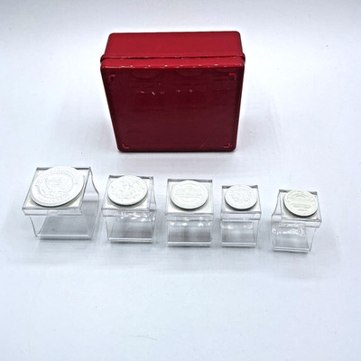 Learning Resources 5 Coins Tails Rubber Stamps Set Hone School Learning 6+ Boxed