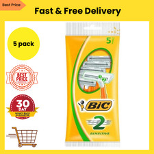 BIC 2, Pack 5, Twin Blade Razor UK Fast & Free Delivery 🚛
