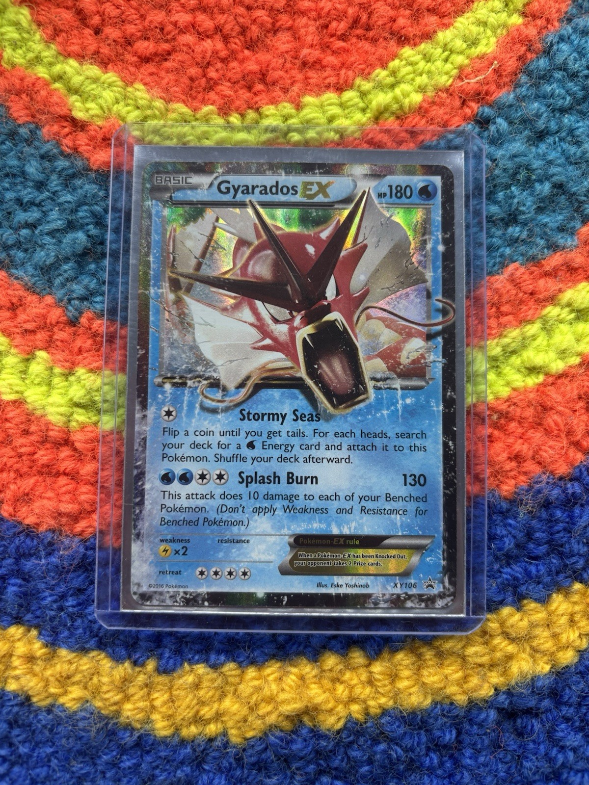 Pokémon Gyarados EX TCG Holo Rare Black Star Promo Card XY106