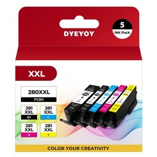 PGI-280XXL/CLI-281XXL Ink Cartridge for Canon Ink 280 and 281 Cartridge High ...