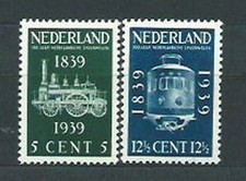Holland - Mail 1939 Yvert 325/6 ** Mnh Train