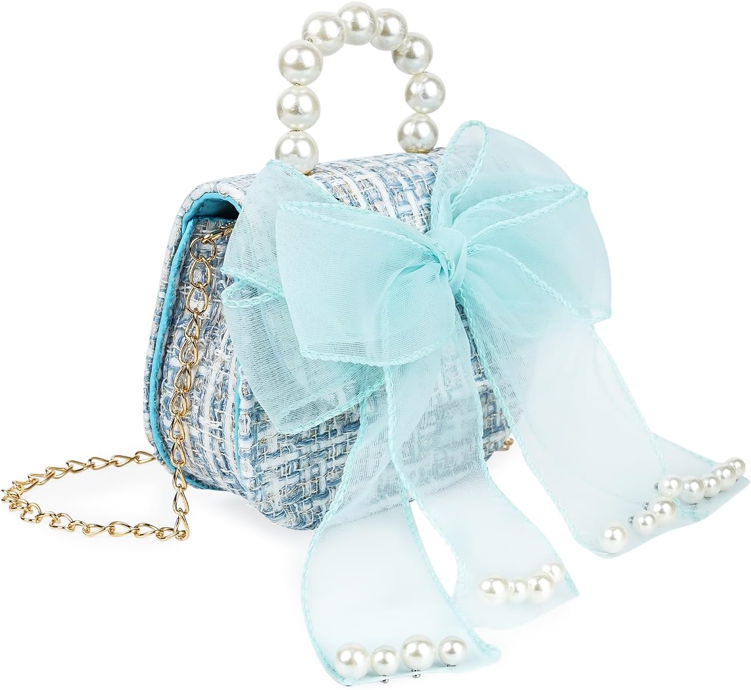 Cute Crossboby Purse with Bowknot Shoulder Bag for Little Girls, Girls Kids Fash