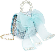 Cute Crossboby Purse with Bowknot Shoulder Bag for Little Girls, Girls Kids Fash