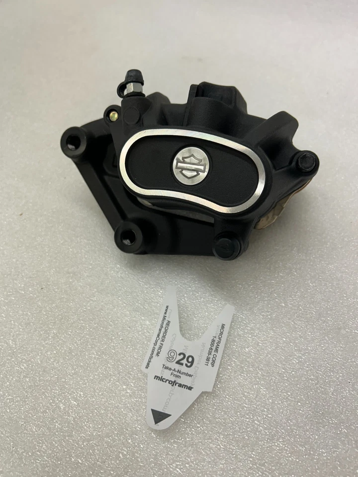 Pinza de freno delantera izquierda negra Harley-Davidson XL 1200 CX Sportster Roadster 13 Foto 2 de 4