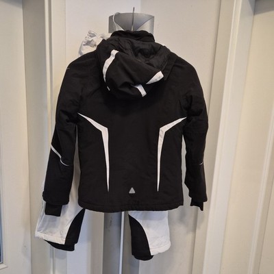 Icepeak Skijacke + Skihose Set Kinder Gr. 140 Schwarz/Weiß