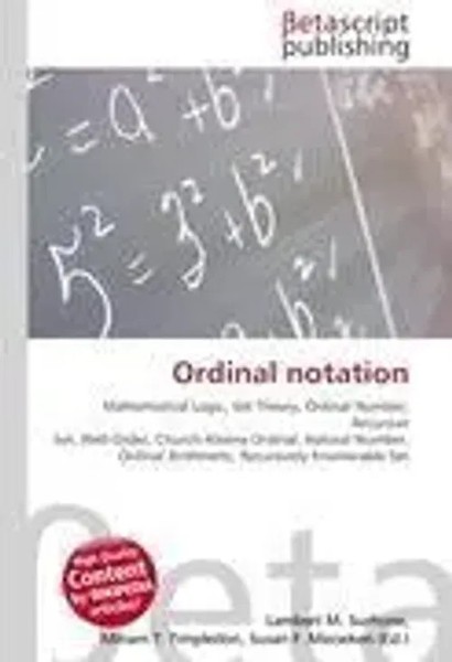 Lambert M. Surhone (U. A.) | Ordinal Notation | Taschenbuch | Englisch (2026)-image