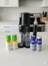 SodaStream Black Sparkling Water Maker – Works Great – Machine Only – No Accesso