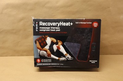 FitRx Recovery Heat Plus Weighted Heating Pad, 4lbs. Weighted Electric Heating