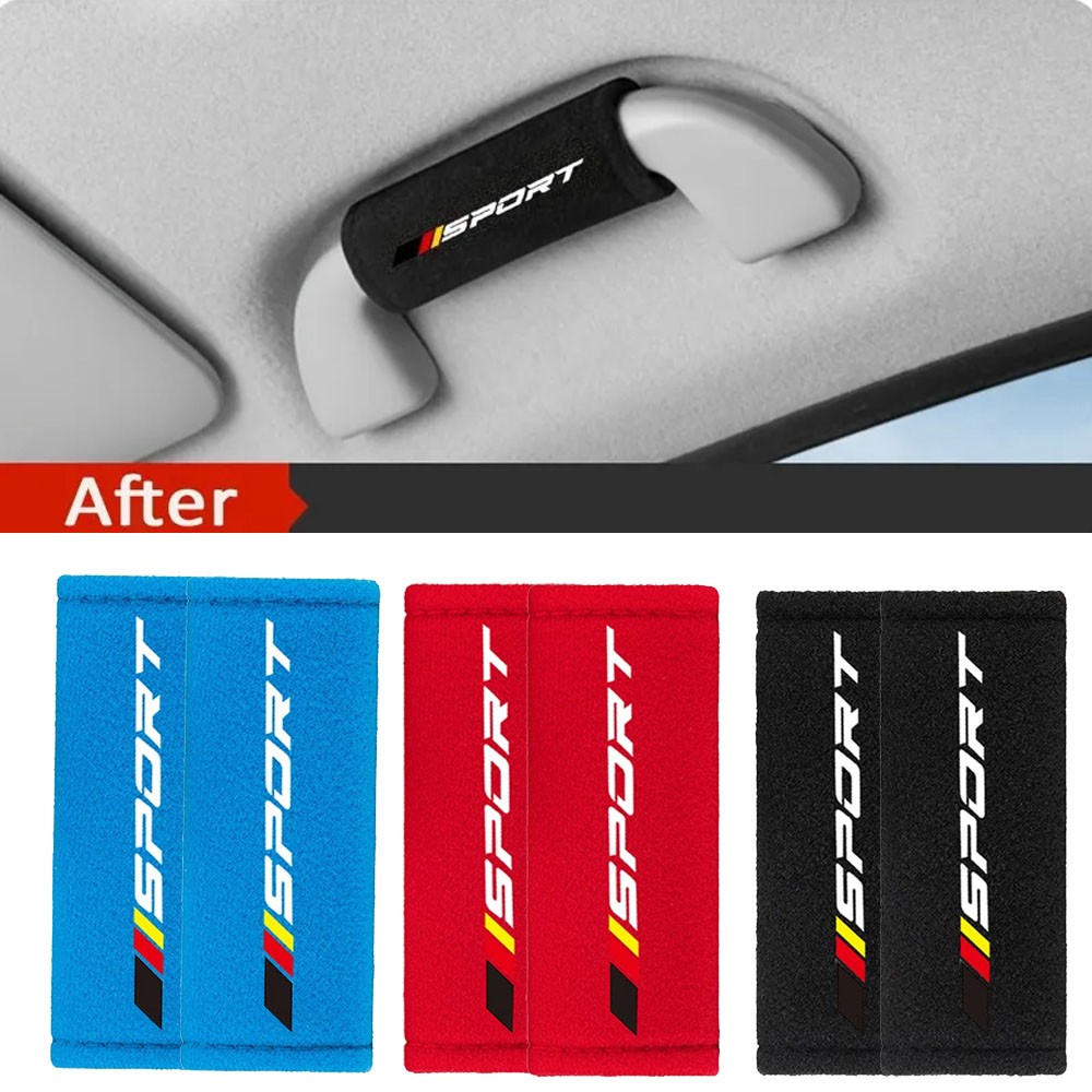 2Pcs Car Interior Accessories Auto Roof Door Handle Armrest Protector Cover Pads