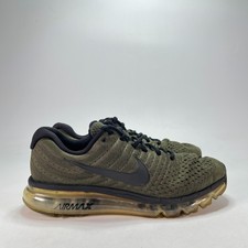 Nike Air Max 2017 Cargo Khaki Olive Green Running Shoes 849559300 Men's Size 9.5