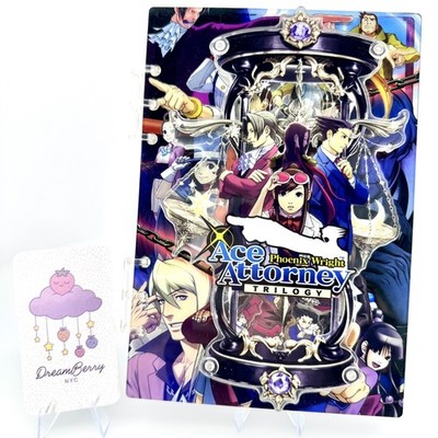 Phoenix Wright Ace Attorney trilogy Acrylic Shaker Notebook (A5 size)