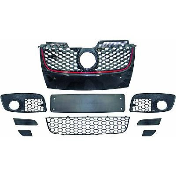 Diederichs 2214440 KüHlergitter, Frontgrill FüR VW Golf V (1K1) 2003-2008-image