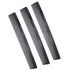 Carbon Fiber Cutting Comb Professional Styling Comb Fine and Wide Tooth for All