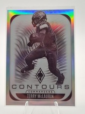 TERRY McLAURIN 2025 NFL Panini Phoenix #32 Contours SILVER PRIZM Commanders