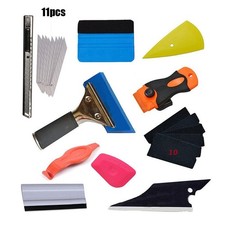 Window Tint Tools Kit 11pcs Car Film Tinting Scraper Squeegee Vinyl Wrap Install