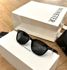 2026 GentleMonster Noho 01 Sunglasses Black Frame Black Lenses