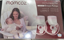 MOMCOZY S12 Hands-Free Wearable Double Electric Breast Pump NEW SEALED
