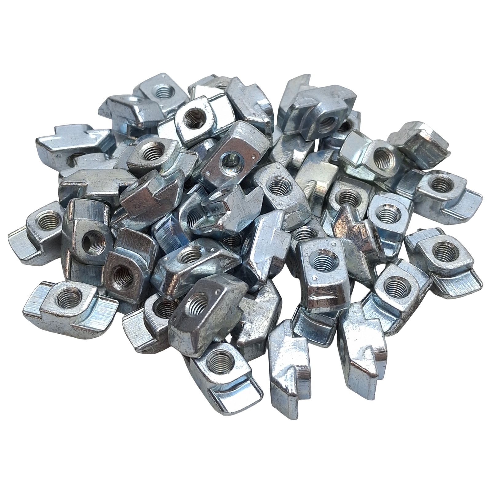 Lot of 50 Bosch Rexroth 3842530283 Standard Drop-In T-Nut, Steel, 10mm Slot, M5