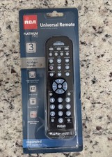 RCA Universal Remote Platinum Pro Control 3 Device RCR3273E Black