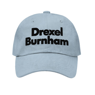 NWT RARE Vintage Drexel Burnham Lambert Investment Bank Hat / Cap Blue