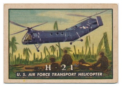 1952 Topps Wings R707-4 #59 Air force Transport Helicopter