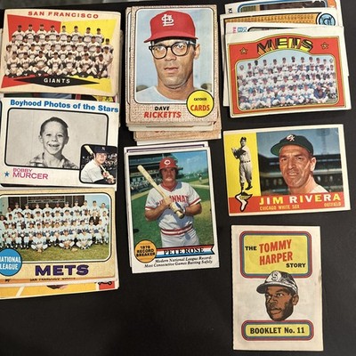 Lot Of 40 Misc, Baseball Cards Vintage With Some Stars Amazing Value 