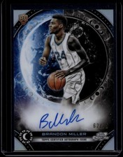 2023-24 Topps Cosmic Chrome Basketball Brandon Miller #ERA-BM Equinox Auto /75