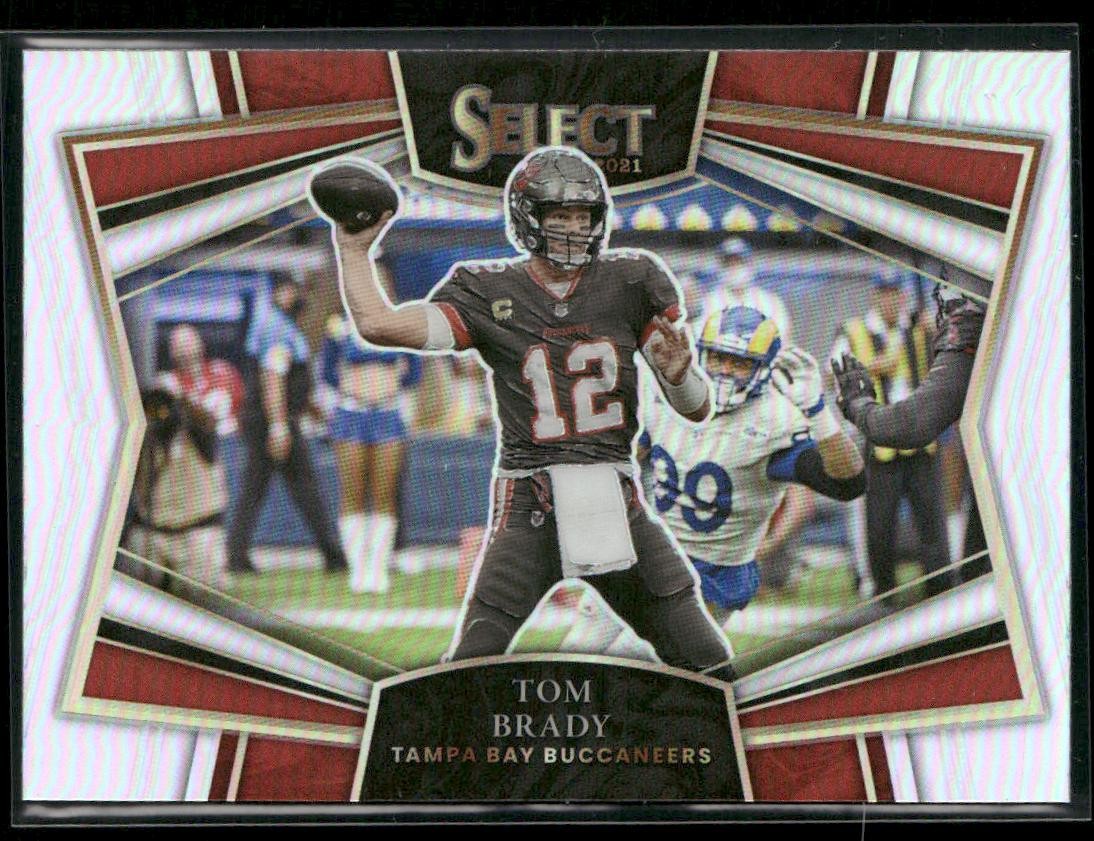 2021 Panini Select Tom Brady #SS-8 Snapshots Silver Prizm Tampa Bay Buccaneers