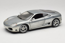 27774 Ferrari 360 Modena Chrome Silver Hot Wheels 1/18