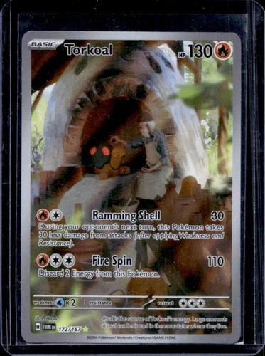 2024 Pokemon Twilight Masquerade Torkoal Illustration Rare #172/167